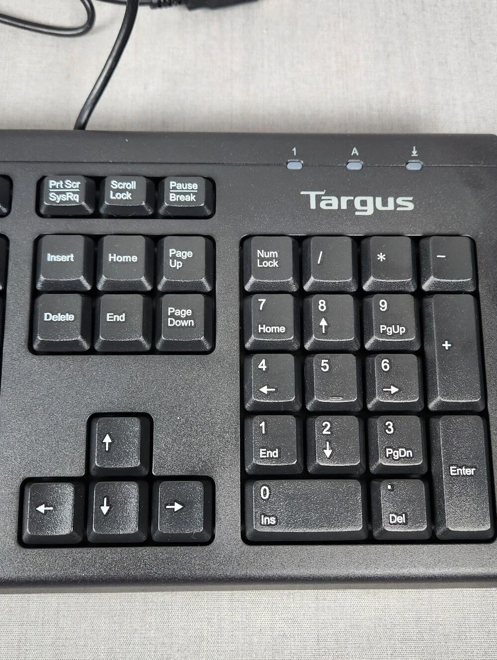 Targus USB Wired Keyboard Standard Size Black AKB30US New BUS0067 With Box